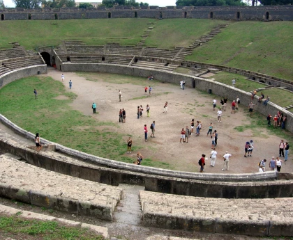 The Amphitheater at Pompeii
